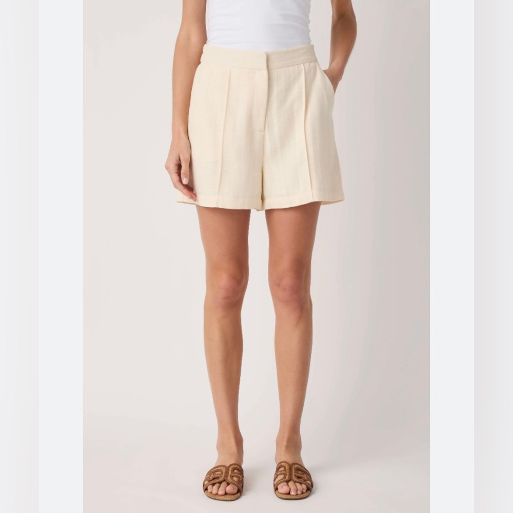 Calypso St Barth butter yellow women’s shorts size 12 - Picture 1 of 7